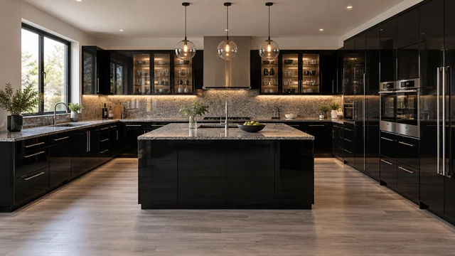 Cocina terminada Negro Absoluto