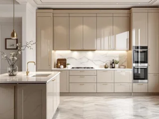 Cocina terminada Champagne Clásica